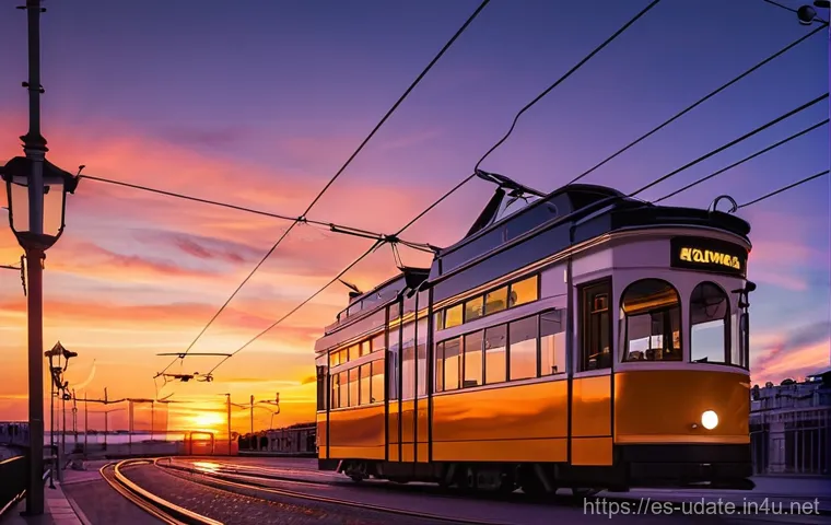 트램 투어 데이트 - Here are three detailed image prompts in English, keeping all the user's guidelines and localization...